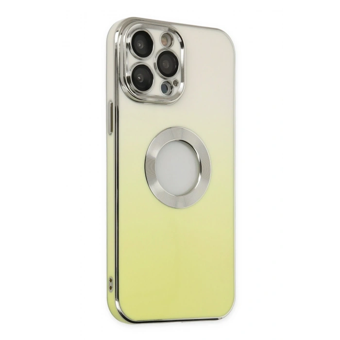 Mey İthalat®   iPhone 13 Pro Max Kılıf Best Silikon - Sarı