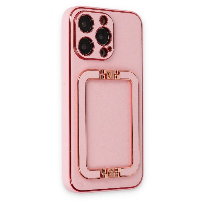 Mey İthalat®   iPhone 13 Pro Max Kılıf Coco Elit Kapak - Pembe