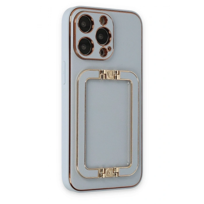 Mey İthalat®   iPhone 13 Pro Max Kılıf Coco Elit Kapak - Turkuaz