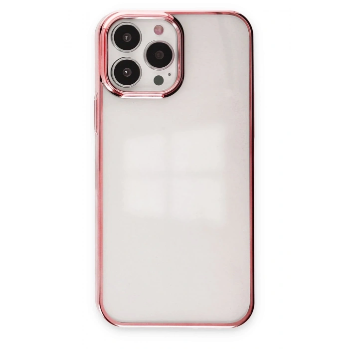 Mey İthalat®   iPhone 13 Pro Max Kılıf Element Silikon - Pembe