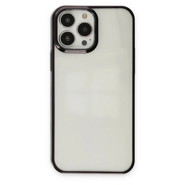 Mey İthalat®   iPhone 13 Pro Max Kılıf Element Silikon - Siyah