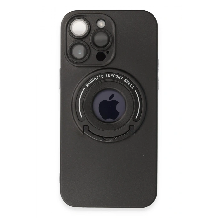 Mey İthalat®   iPhone 13 Pro Max Kılıf Lukka Magneticsafe Kapak - Siyah