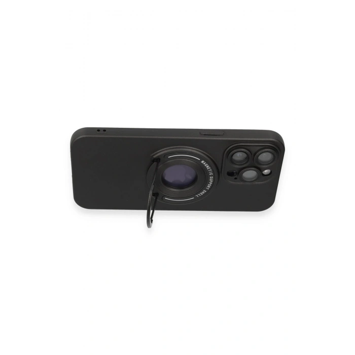 Mey İthalat®   iPhone 13 Pro Max Kılıf Lukka Magneticsafe Kapak - Siyah