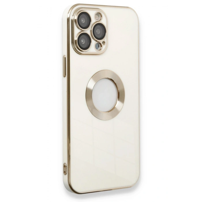 Mey İthalat®   iPhone 13 Pro Max Kılıf Store Silikon - Beyaz