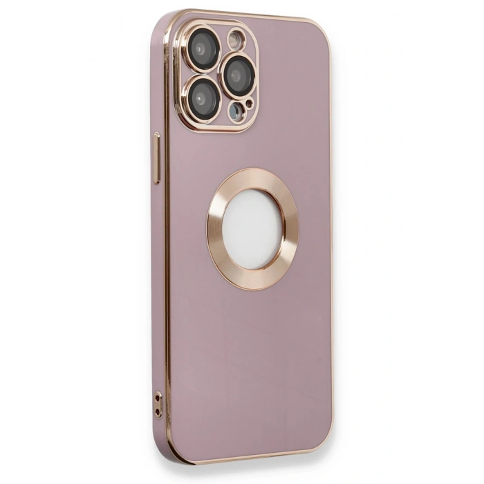 Mey İthalat®   iPhone 13 Pro Max Kılıf Store Silikon - Mor