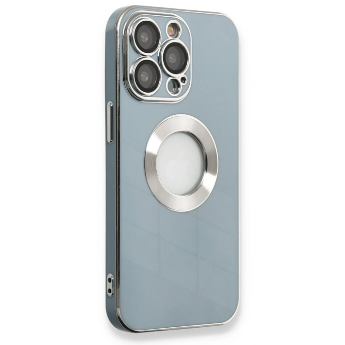 Mey İthalat®   iPhone 13 Pro Max Kılıf Store Silikon - Sierra Blue