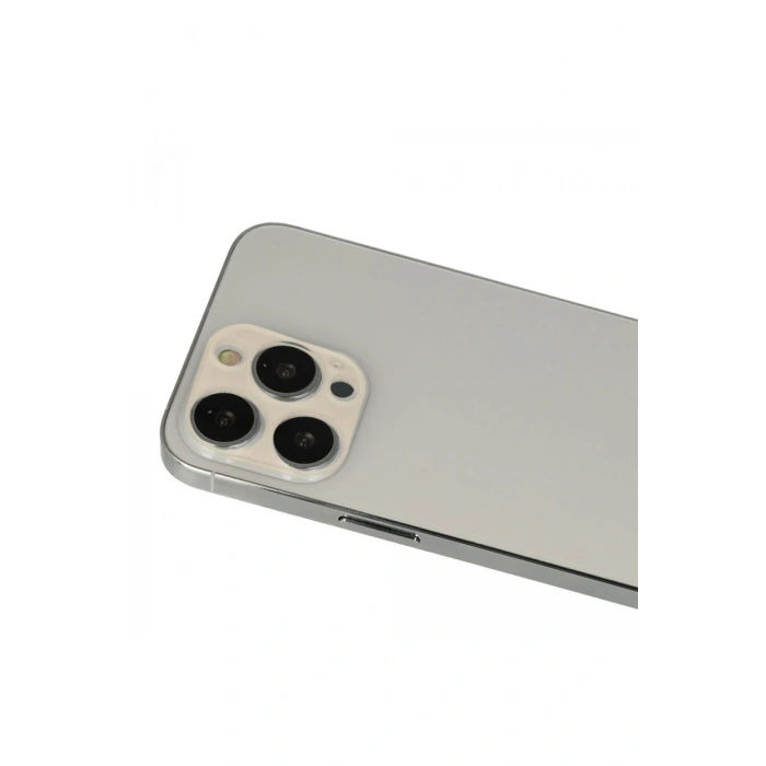 Mey İthalat®   iPhone 13 Pro Max Rainbow Kamera Lens Koruma Cam - Rose Gold