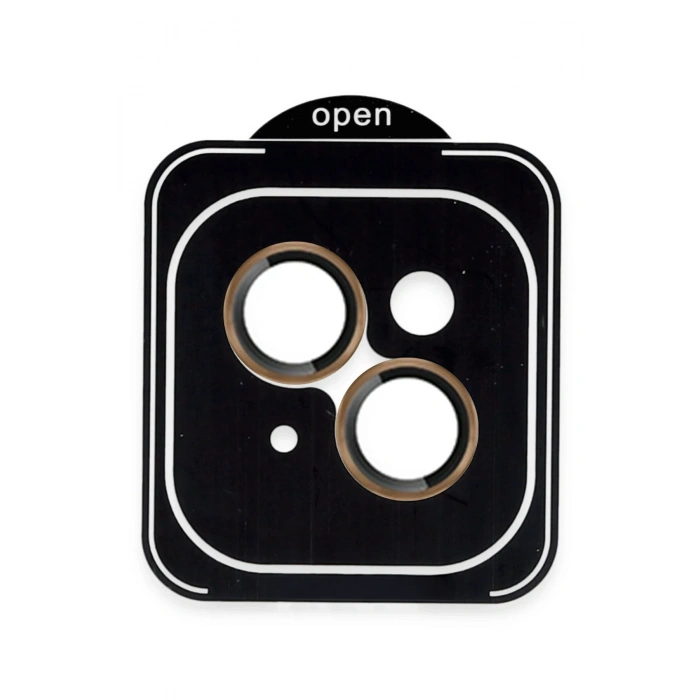 Mey İthalat®   iPhone 13 PVD Metal Kamera Lens - Gold
