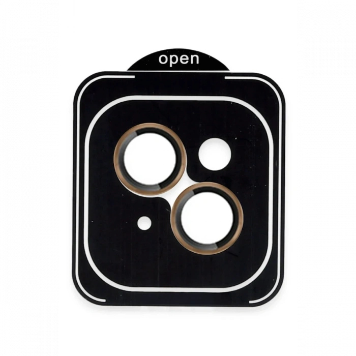 Mey İthalat®   iPhone 13 PVD Metal Kamera Lens - Gold