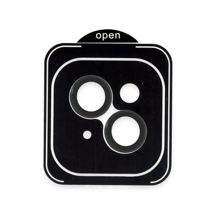 Mey İthalat®   iPhone 13 PVD Metal Kamera Lens - Siyah