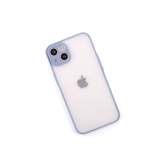 Mey İthalat®   iPhone 14 Kılıf Montreal Silikon Kapak - Gri