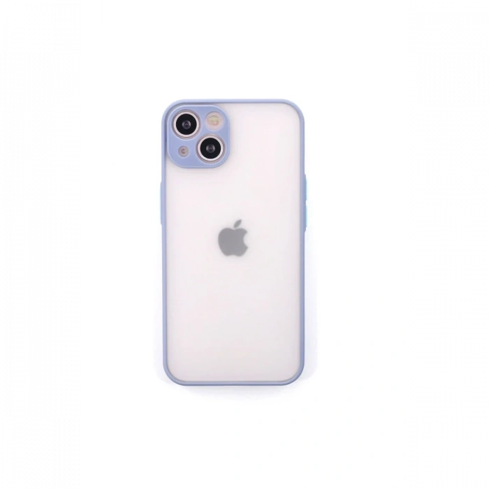 Mey İthalat®   iPhone 14 Kılıf Montreal Silikon Kapak - Gri