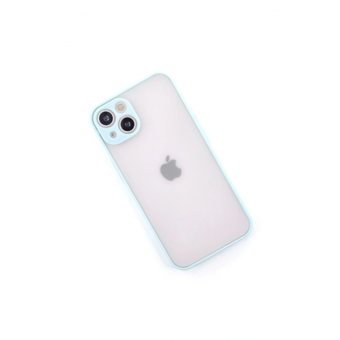 Mey İthalat®   iPhone 14 Kılıf Montreal Silikon Kapak - Turkuaz
