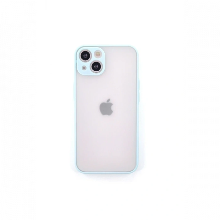 Mey İthalat®   iPhone 14 Kılıf Montreal Silikon Kapak - Turkuaz