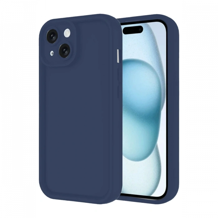 Mey İthalat®   iPhone 14 Kılıf Viera Silikon - Lacivert