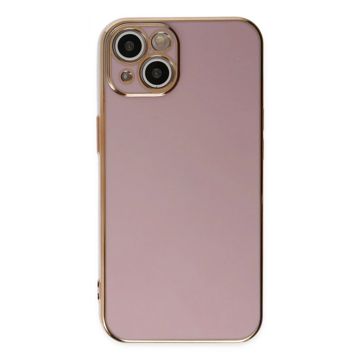 Mey İthalat®   iPhone 14 Kılıf Volet Silikon - Mor