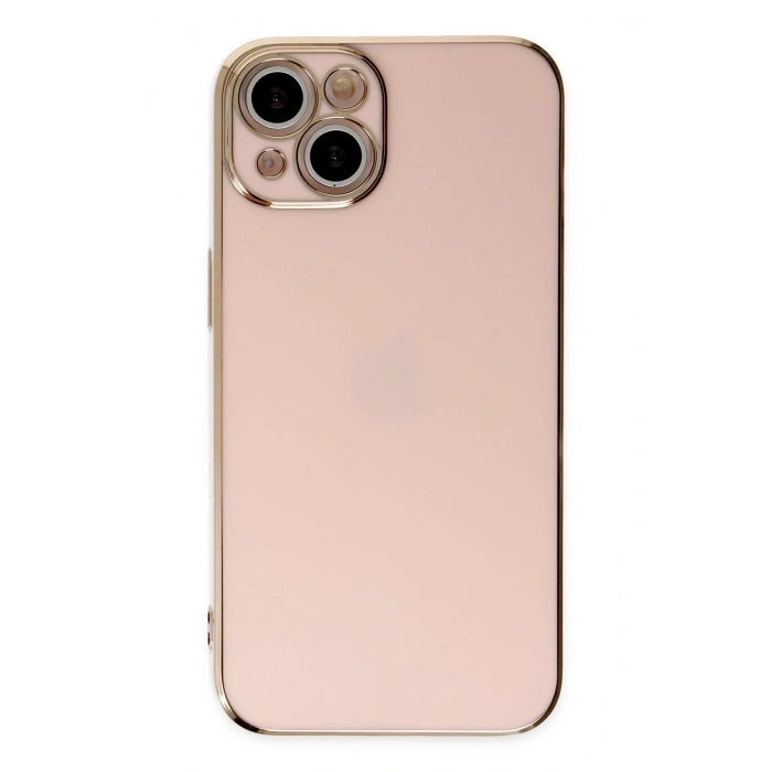 Mey İthalat®   iPhone 14 Kılıf Volet Silikon - Pembe