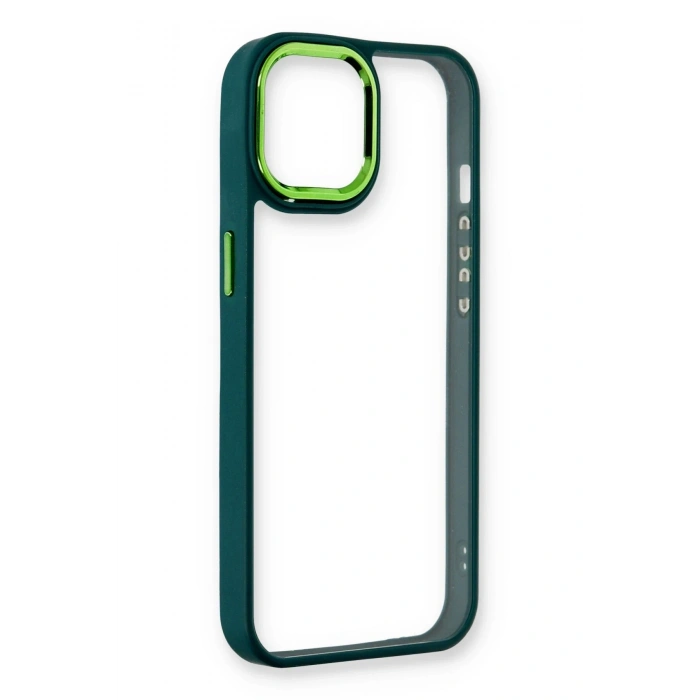 Mey İthalat®   iPhone 14 Plus Kılıf Dora Kapak - Haki Yeşil
