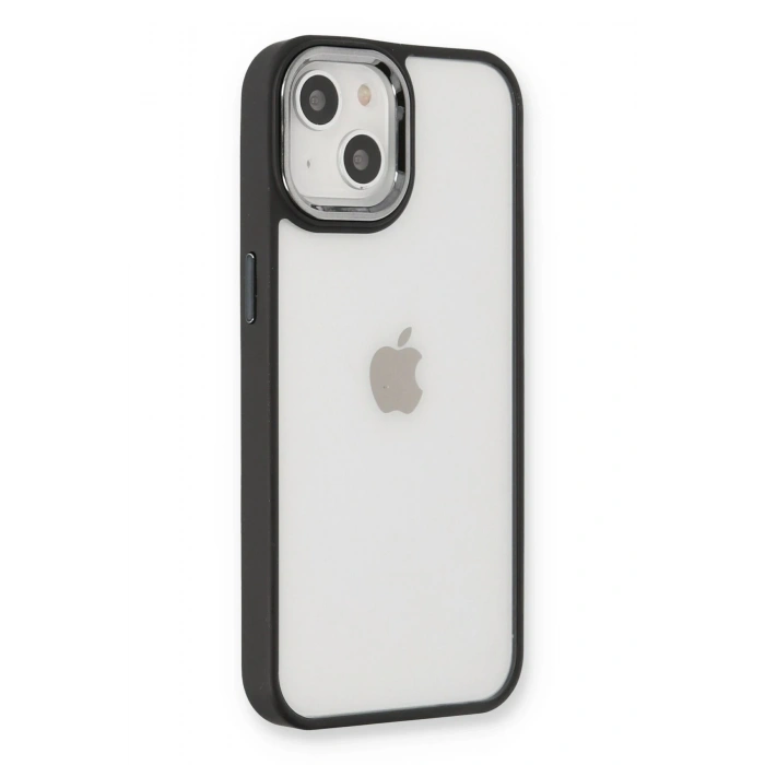Mey İthalat®   iPhone 14 Plus Kılıf Dora Kapak - Siyah