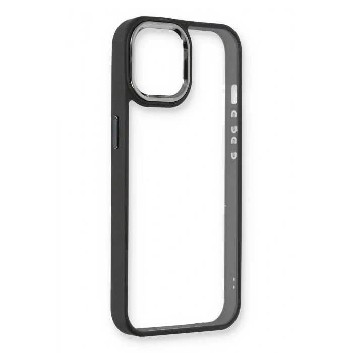 Mey İthalat®   iPhone 14 Plus Kılıf Dora Kapak - Siyah
