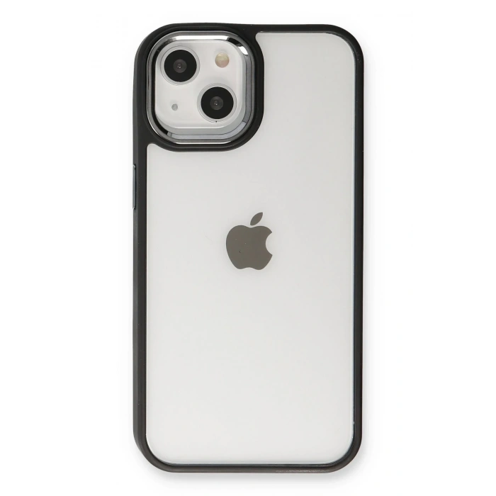 Mey İthalat®   iPhone 14 Plus Kılıf Dora Kapak - Siyah