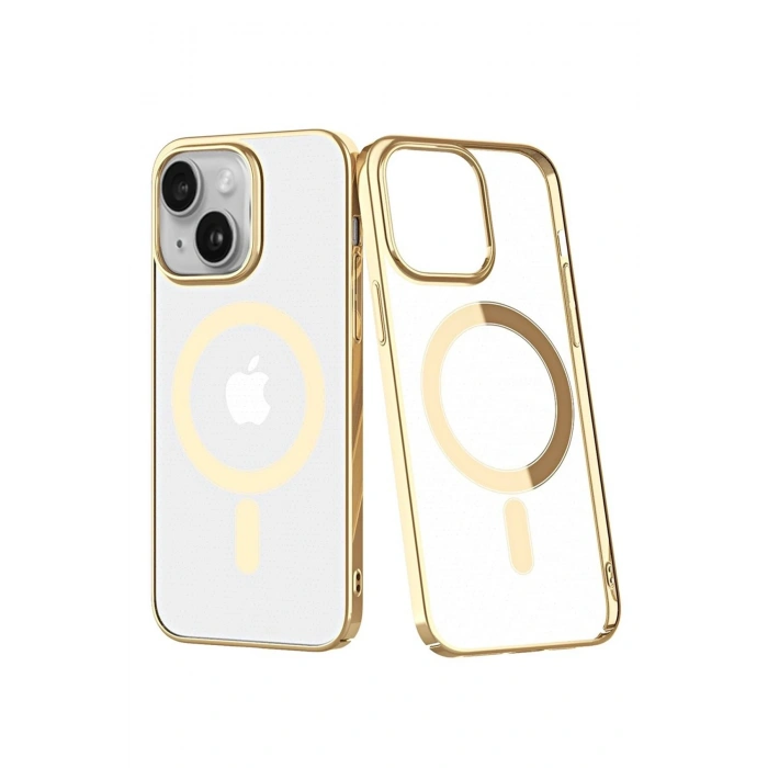Mey İthalat®   iPhone 14 Plus Kılıf Element Magneticsafe Sert Kapak - Gold