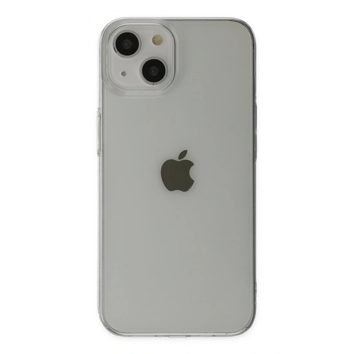 Mey İthalat®   iPhone 14 Plus Kılıf Pc Sert Şeffaf Kapak - Şeffaf