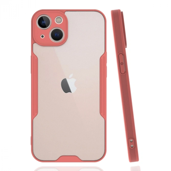 Mey İthalat®   iPhone 14 Plus Kılıf Platin Silikon - Pembe