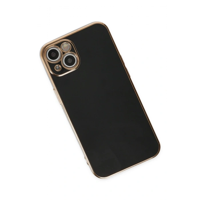 Mey İthalat®   iPhone 14 Plus Kılıf Volet Silikon - Siyah