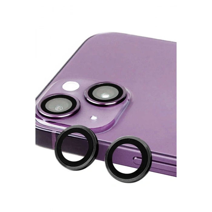Mey İthalat®   iPhone 14 Plus Raze Metal Kamera Lens - Siyah