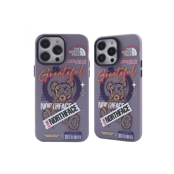 Mey İthalat®   iPhone 14 Pro Kılıf Apollo Magneticsafe Desenli Kapak - Apollo Mor - 2