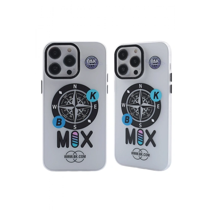 Mey İthalat®   iPhone 14 Pro Kılıf Apollo Magneticsafe Desenli Kapak - Apollo Şeffaf - 3