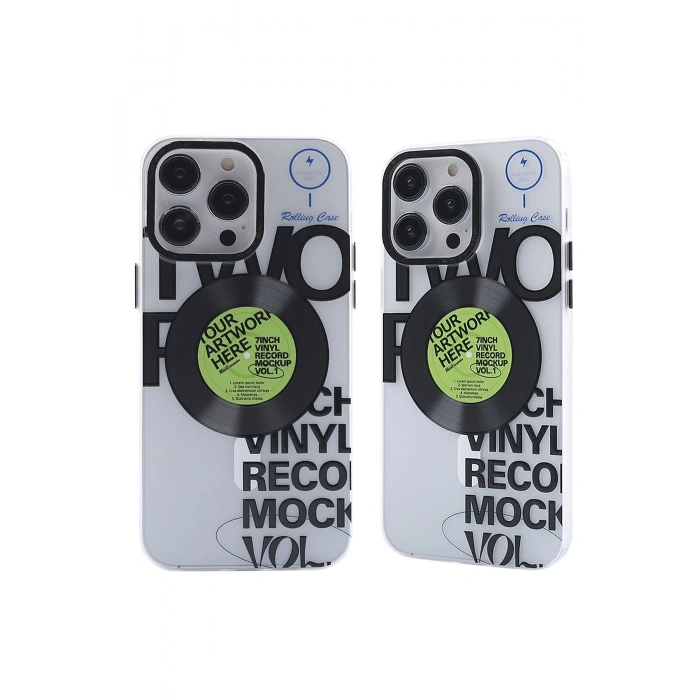 Mey İthalat®   iPhone 14 Pro Kılıf Apollo Magneticsafe Desenli Kapak - Apollo Şeffaf - 5