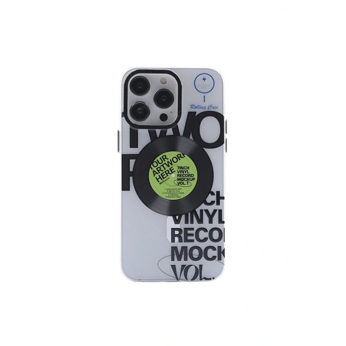 Mey İthalat®   iPhone 14 Pro Kılıf Apollo Magneticsafe Desenli Kapak - Apollo Şeffaf - 5