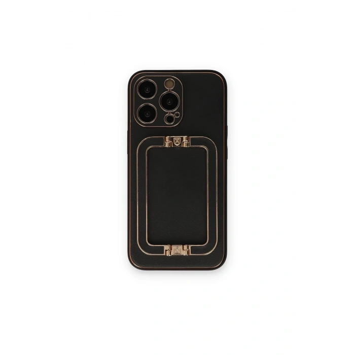 Mey İthalat®   iPhone 14 Pro Kılıf Coco Elit Kapak - Siyah