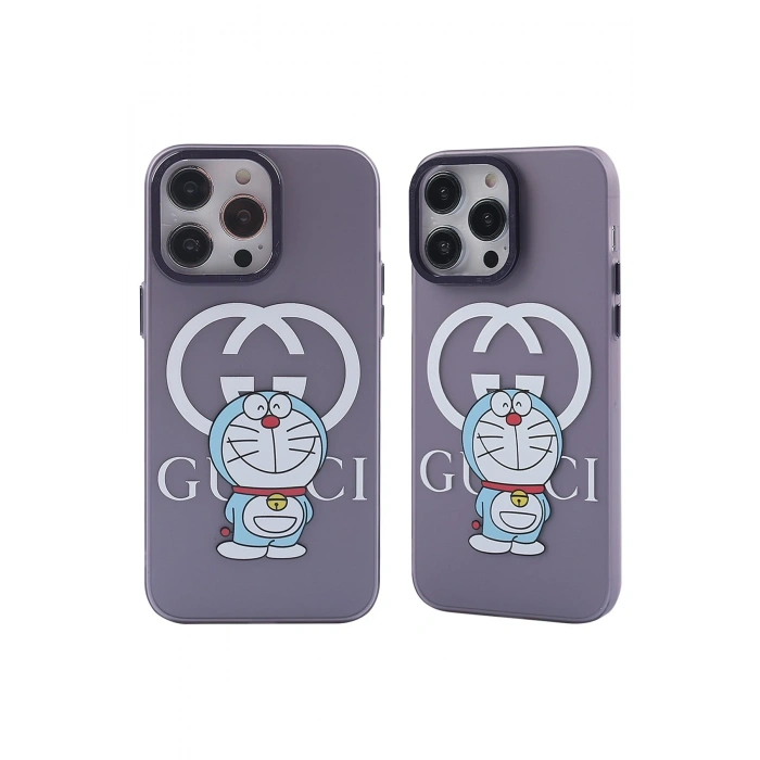 Mey İthalat®   iPhone 14 Pro Kılıf  Desenli Kapak -  Mor - 3