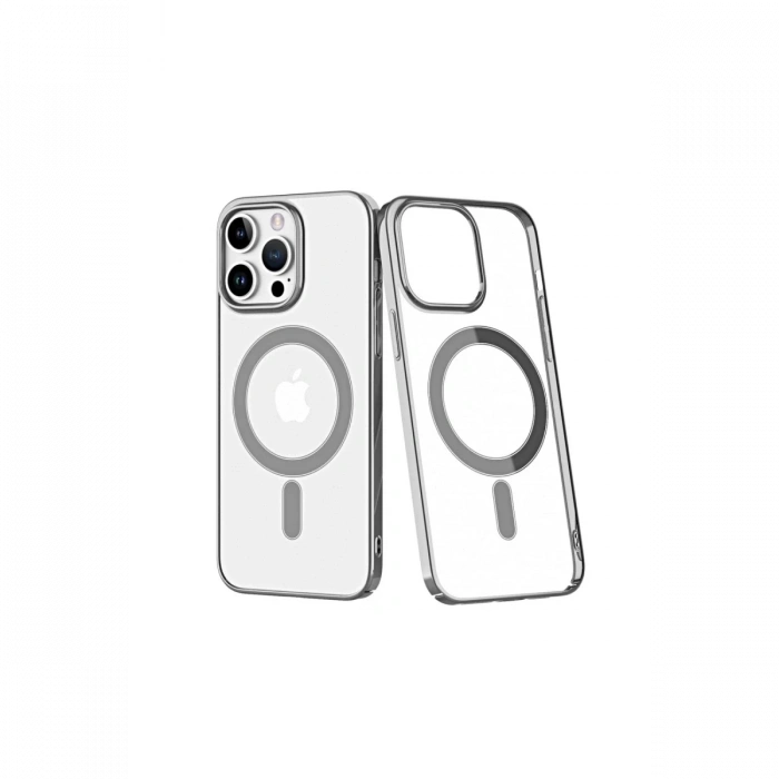 Mey İthalat®   iPhone 14 Pro Kılıf Element Magneticsafe Sert Kapak - Gümüş