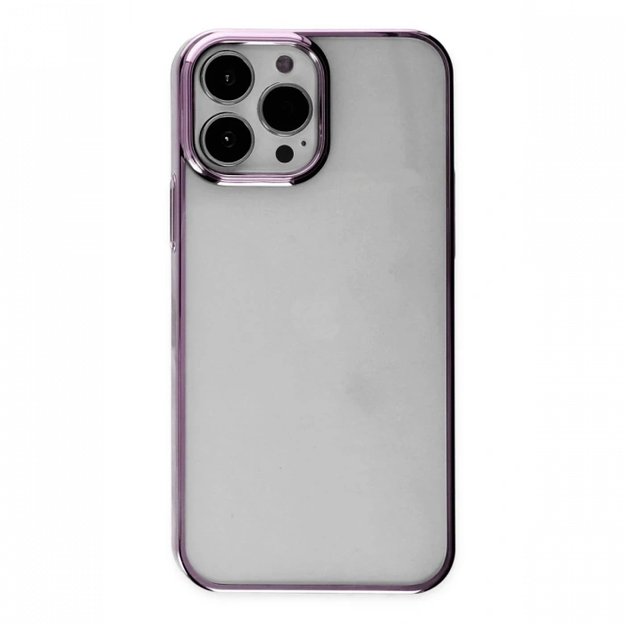 Mey İthalat®   iPhone 14 Pro Kılıf Element Silikon - Lila