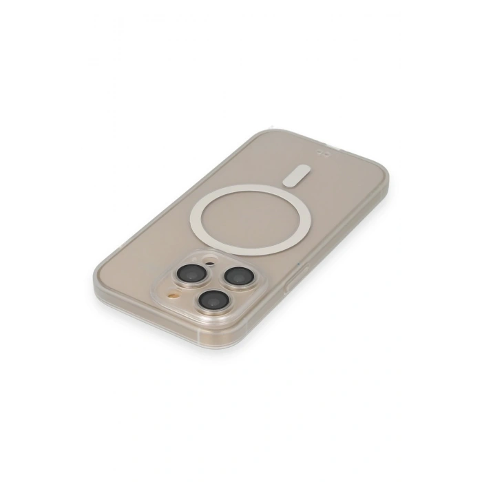 Mey İthalat®   iPhone 14 Pro Kılıf Grand Magneticsafe Kapak - Şeffaf