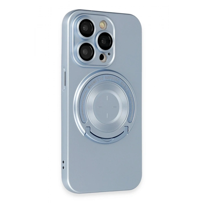 Mey İthalat®   iPhone 14 Pro Kılıf Lukka Magneticsafe Kapak - Sierra Blue