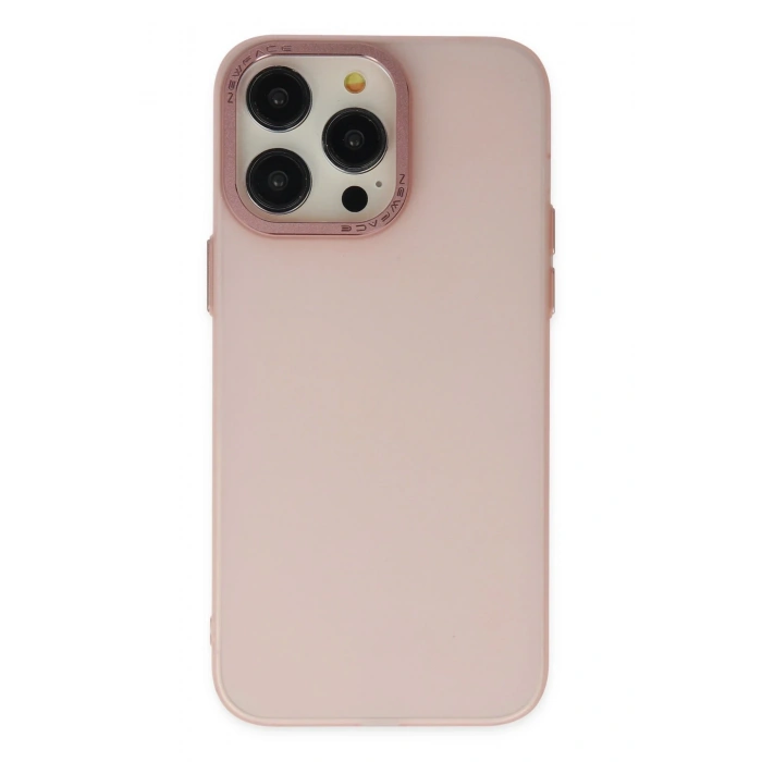 Mey İthalat®   iPhone 14 Pro Kılıf Modos Metal Kapak - Pembe