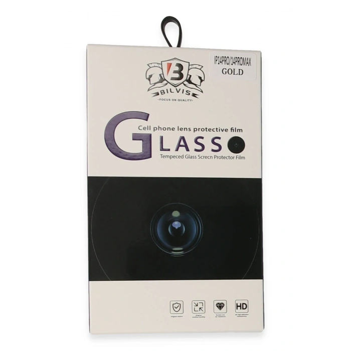 Mey İthalat®   iPhone 14 Pro Max Bilvis Titan Kamera Lens - Gold
