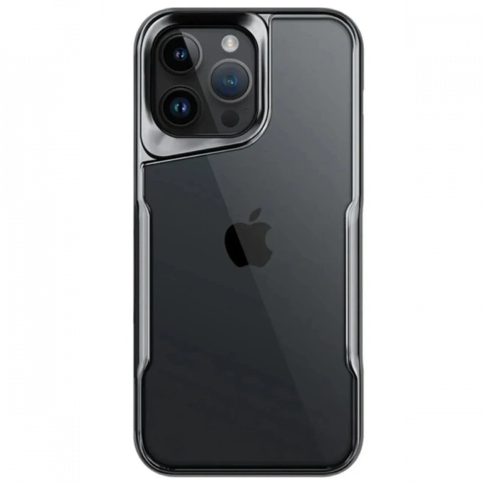 Mey İthalat®   iPhone 14 Pro Max Kılıf Boyi Silikon Kapak - Titan Gri