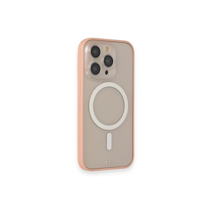 Mey İthalat®   iPhone 14 Pro Max Kılıf Grand Magneticsafe Kapak - Pembe