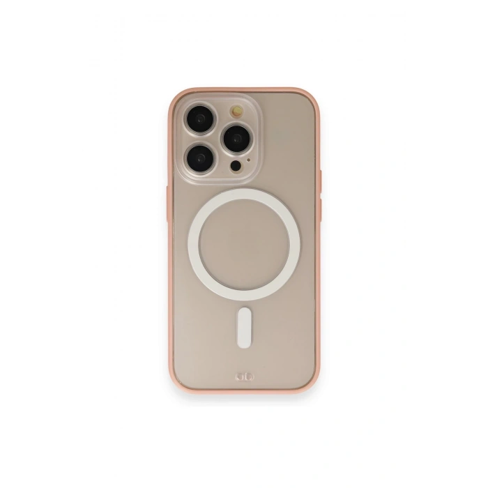 Mey İthalat®   iPhone 14 Pro Max Kılıf Grand Magneticsafe Kapak - Pembe