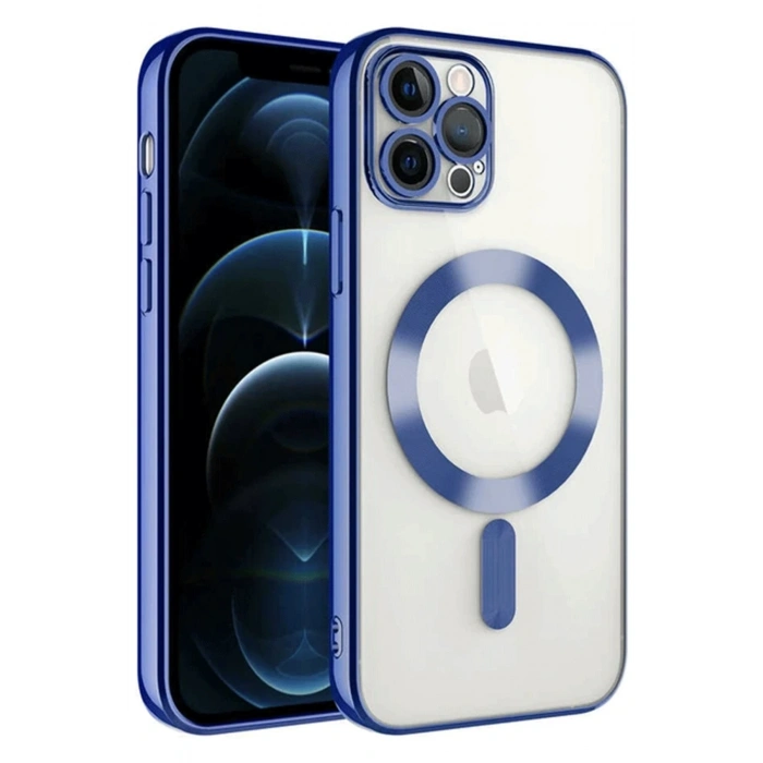 Mey İthalat®   iPhone 14 Pro Max Kılıf Kross Magneticsafe Kapak - Lacivert