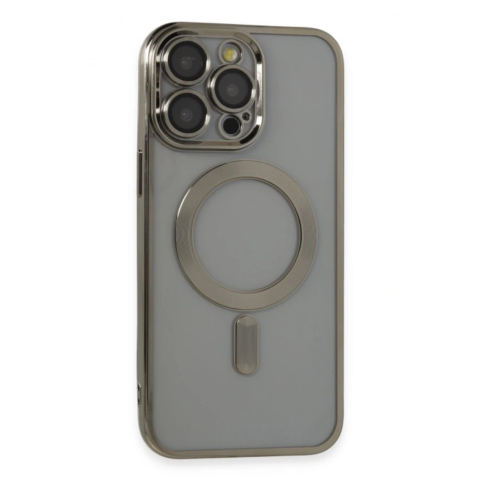Mey İthalat®   iPhone 14 Pro Max Kılıf Kross Magneticsafe Kapak - Titan Gri