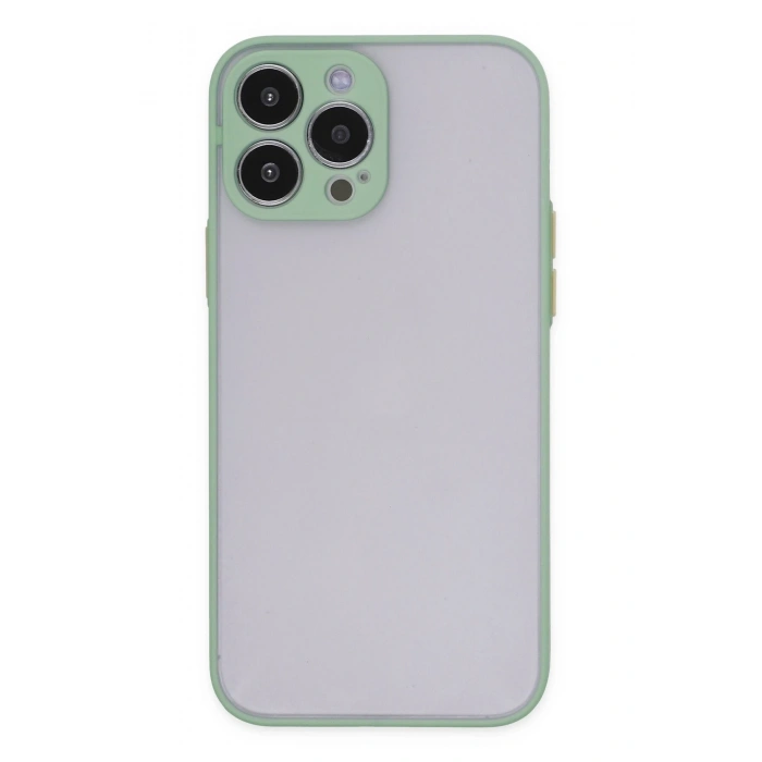 Mey İthalat®   iPhone 14 Pro Max Kılıf Montreal Silikon Kapak - Turkuaz