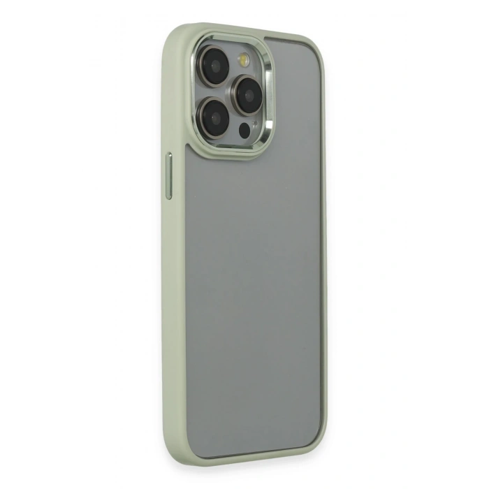 Mey İthalat®   iPhone 14 Pro Max Kılıf Power Silikon - Yeşil