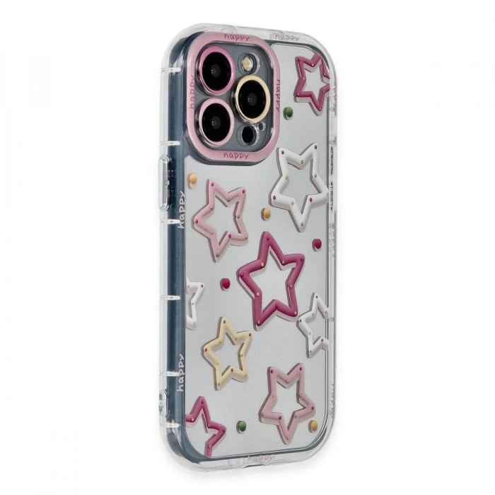 Mey İthalat®   iPhone 14 Pro Max Kılıf Reflexion Desenli Kapak - Desen 3